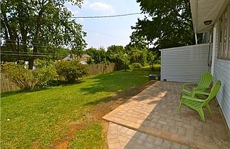 Brand New Brick Patio and Large Fenced Backyard
