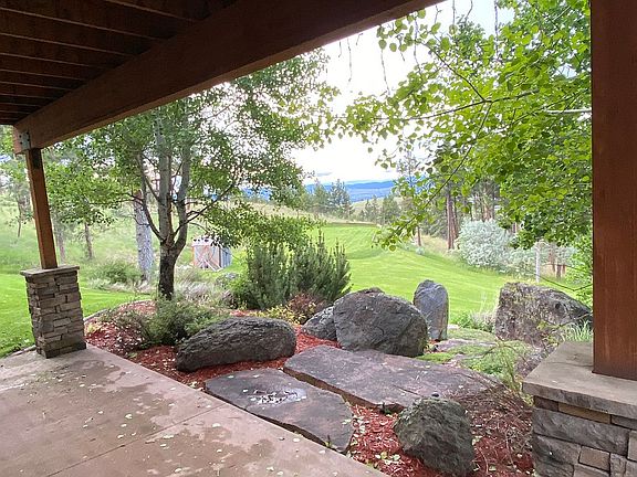 Basement patio area