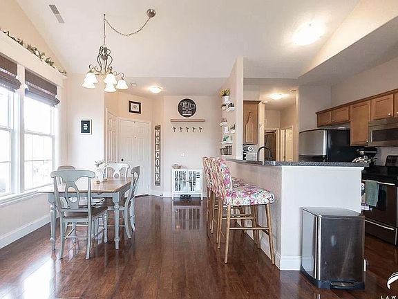 Dining area and kitchen