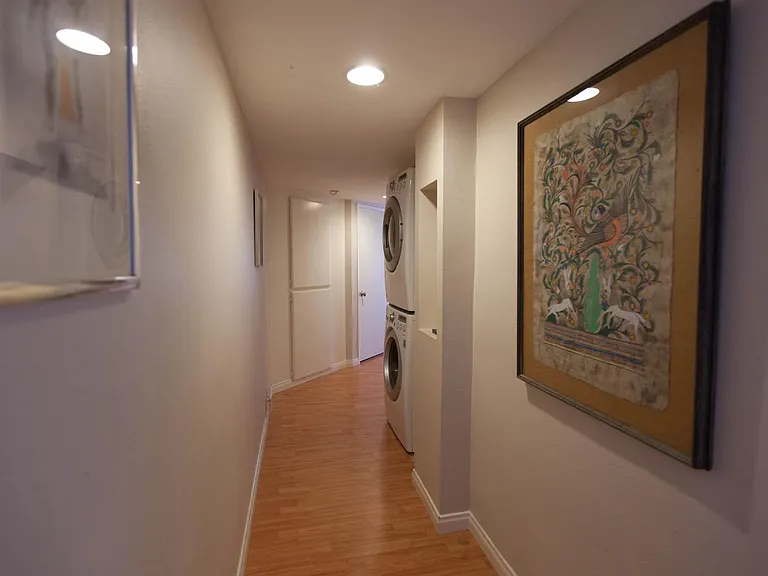 Hallway with Laundry Machines