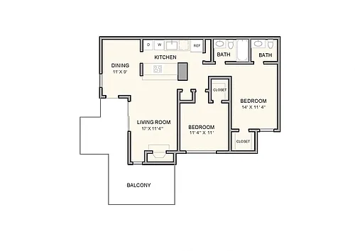 Floor plan Willow