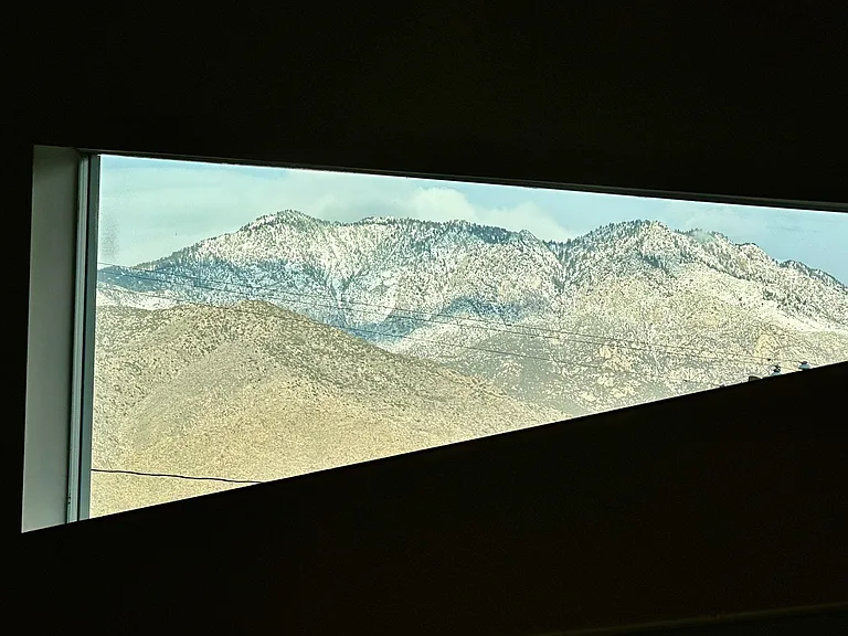 San Jacinto after a storm from Living room clerestory window
