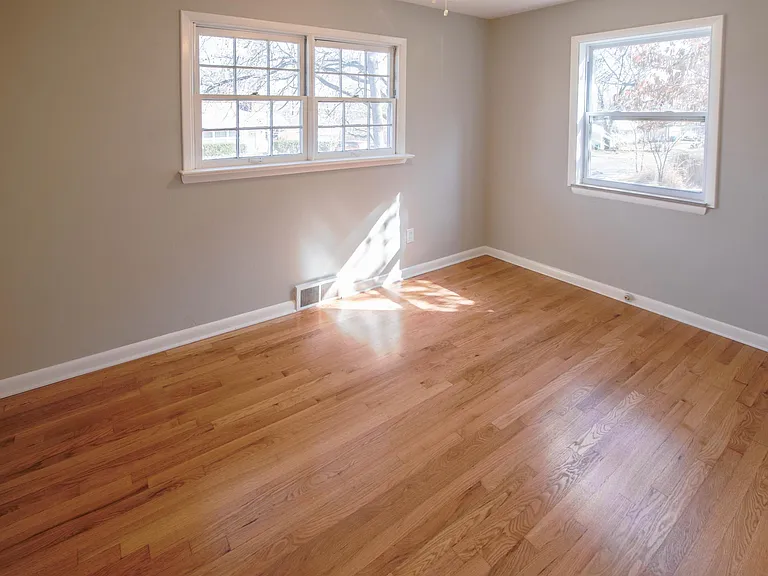 Primary bedroom has 1/2 bath