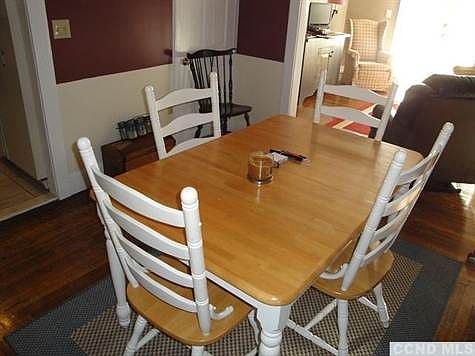 Separate dining room.