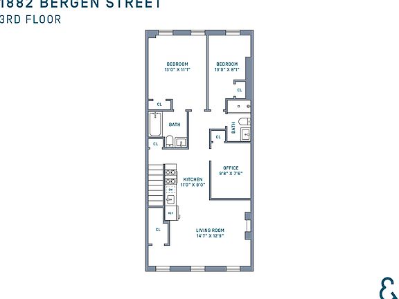 2nd image of 1882 Bergen St #3