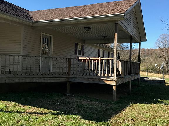 Large, covered deck