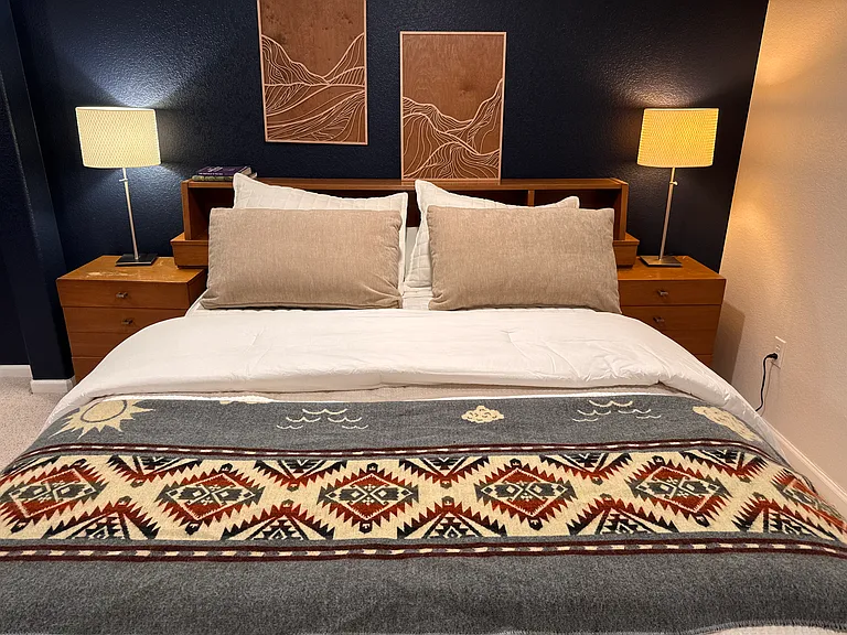Basement bedroom