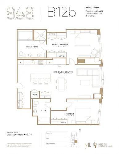 Floor plan B12B