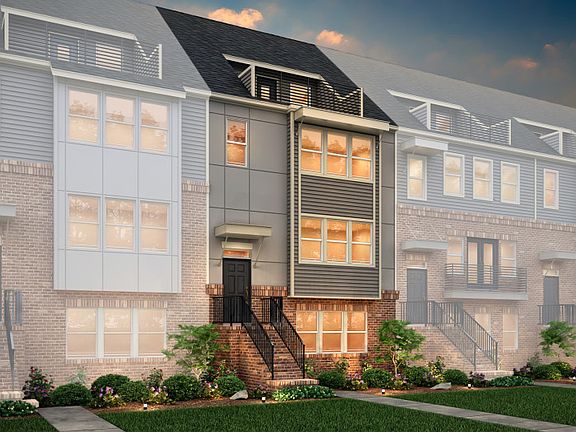 Dickenson Exterior 43 features Brick, Hardi Board, Siding, and Terrace