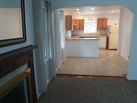 View from LR to DR to kitchen