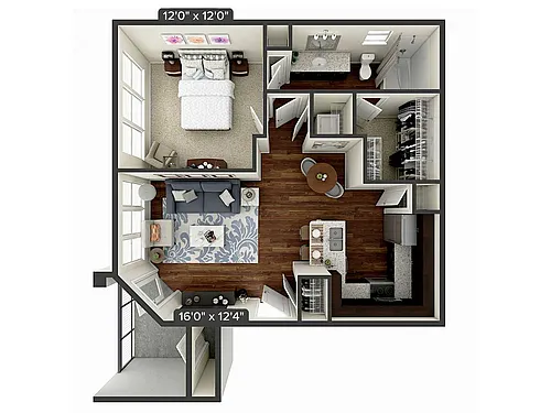 Floor plan A3-684