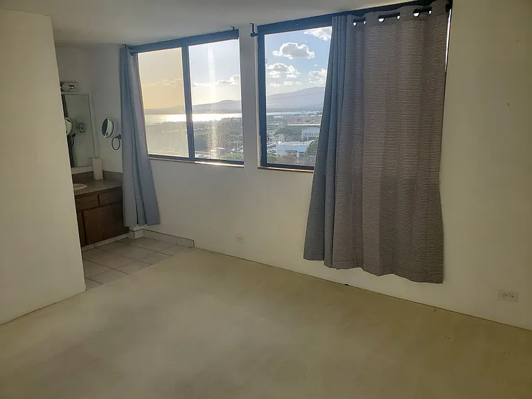 Master bedroom window and view