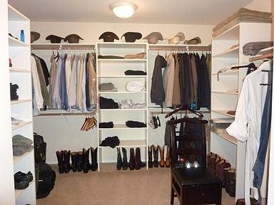 The master bedroom walk in closet is a room within a room. Wow, you'll never run out of room.
