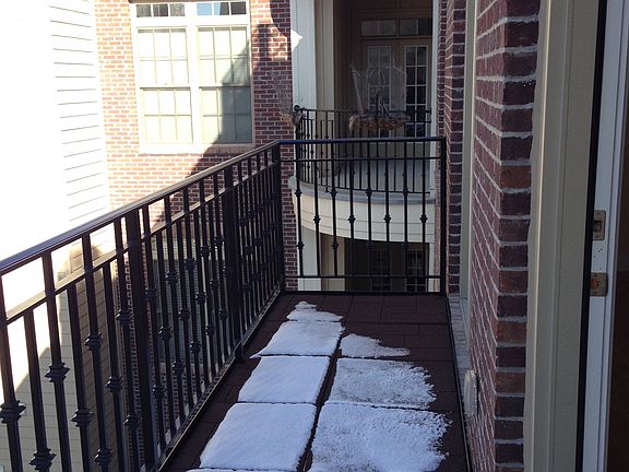 Extra long balcony
