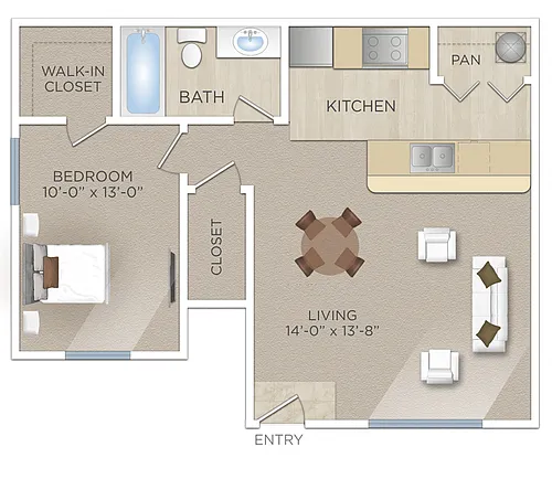 Floor plan Brazos (A1)