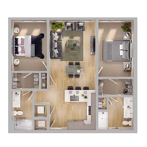 Floor plan B1