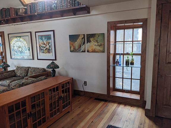 Living room south wall