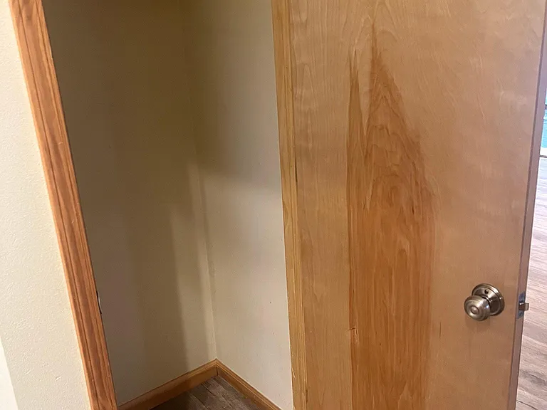 Entry closet.