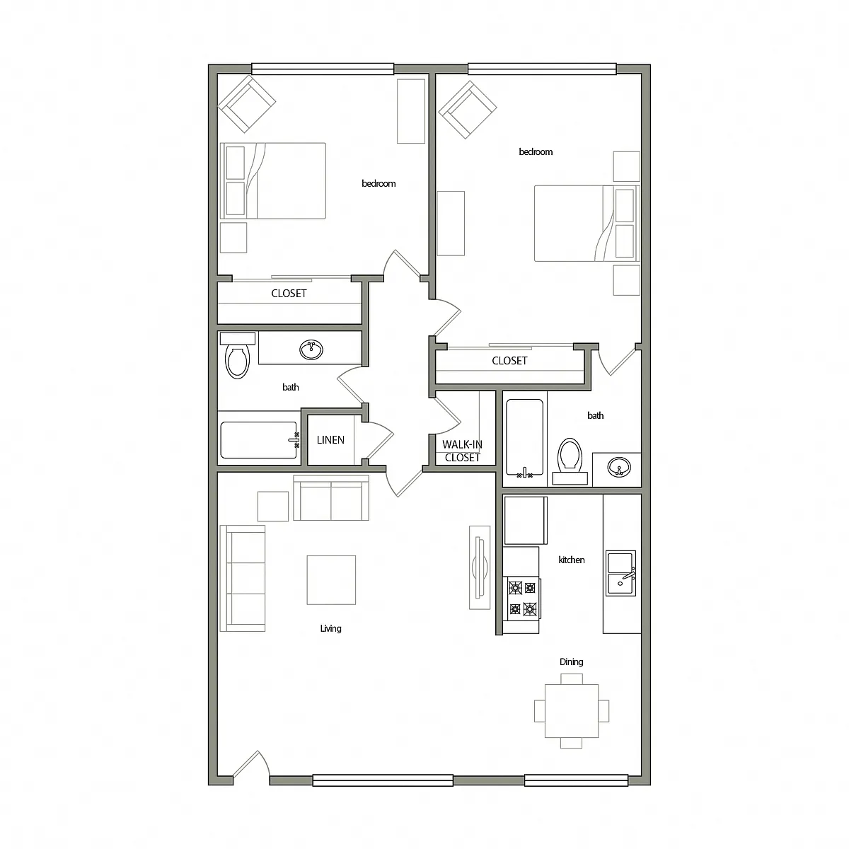 Floor plan Malaga
