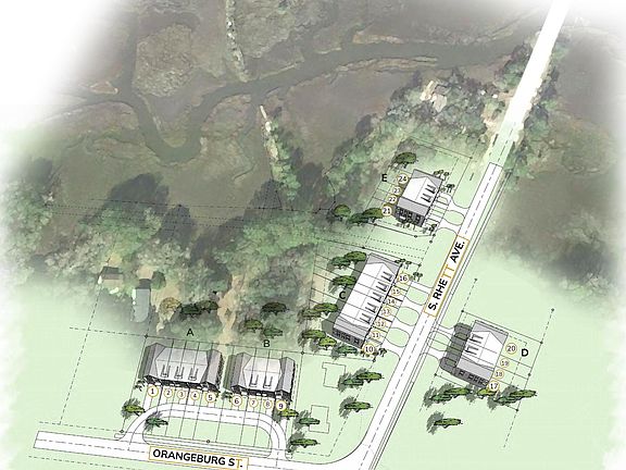 NST Site Plan Rendering with Creek