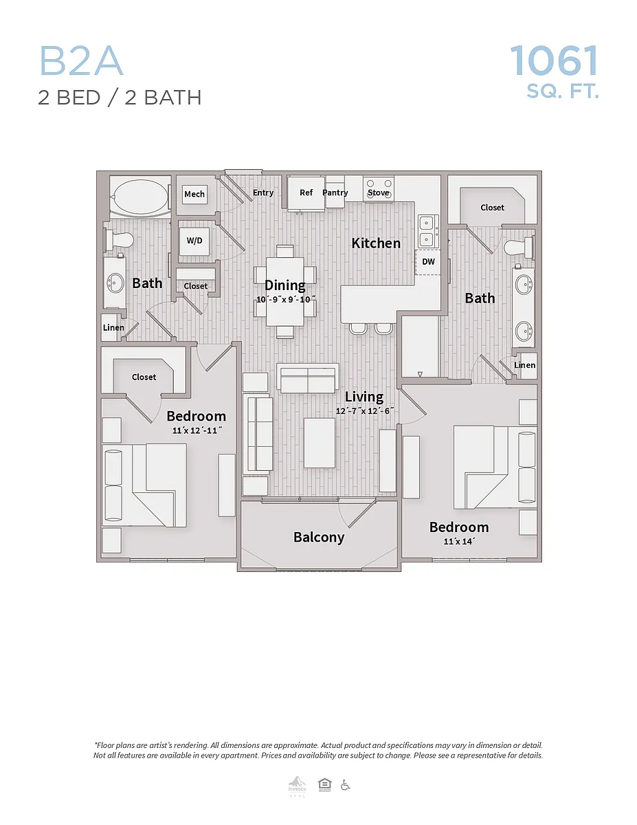 Floor plan B2A