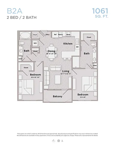 Floor plan B2A
