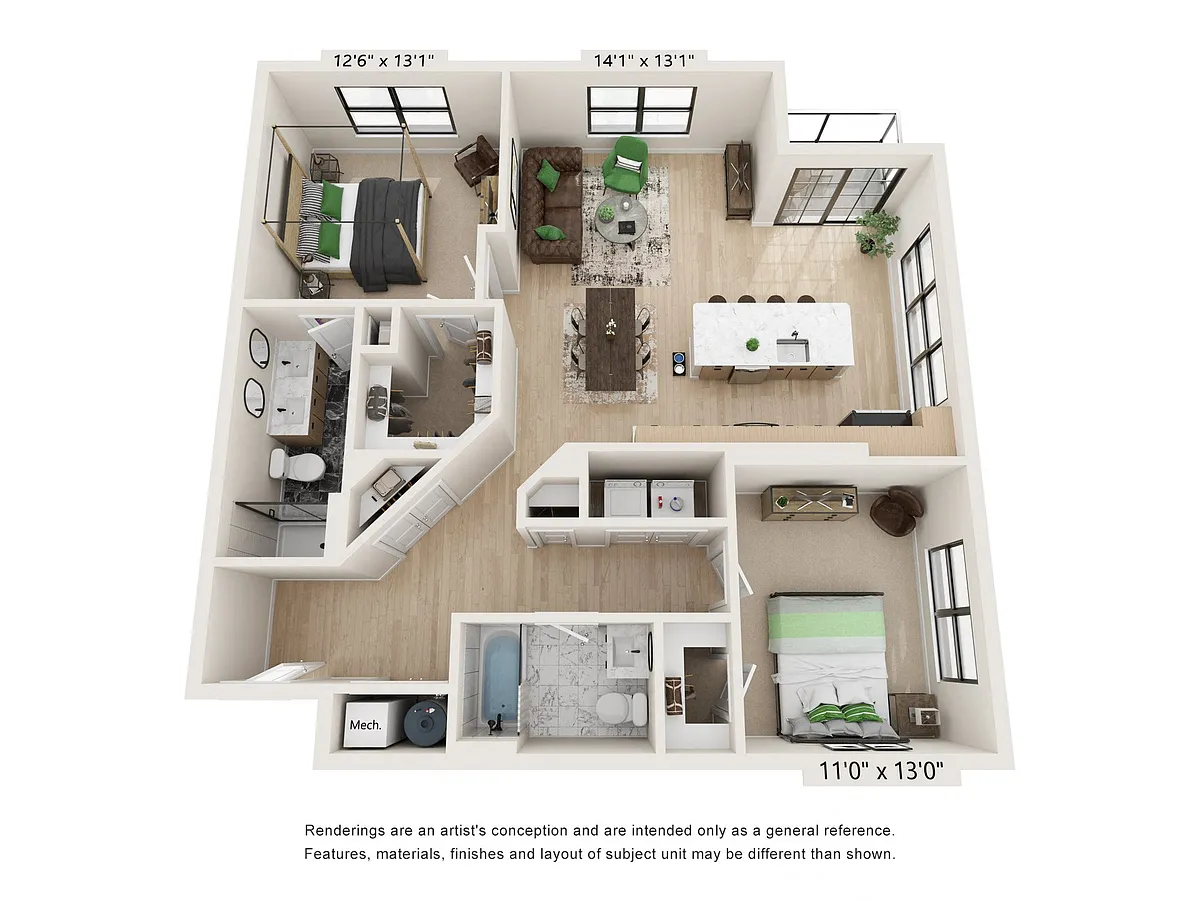 Floor plan The Tranquility