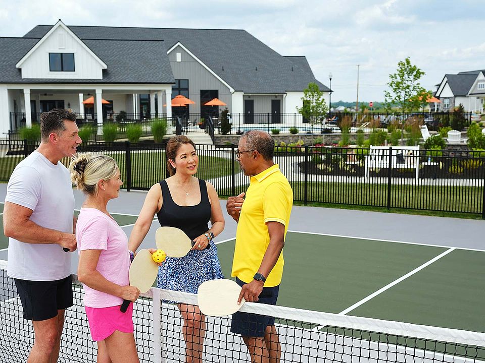 Pickleball Courts at the 55 Plus Community of Winding Creek in Annville PA