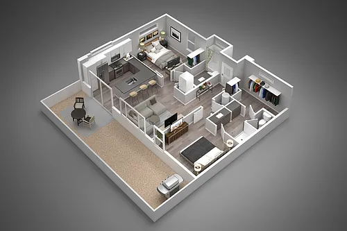 Floor plan 2B