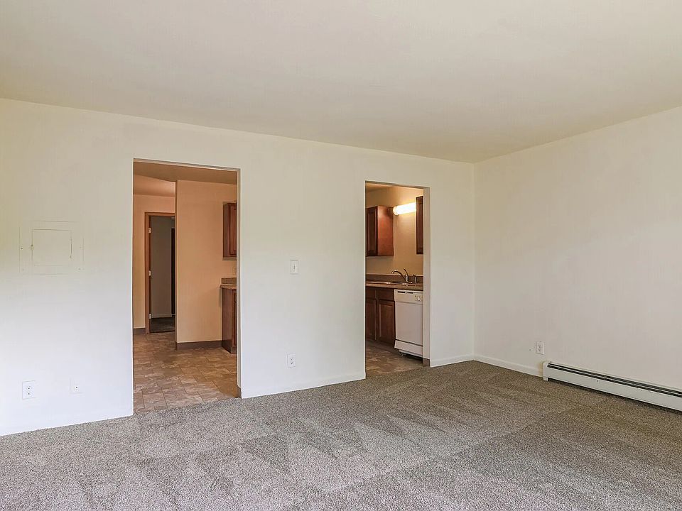 Living area looking into kitchen.