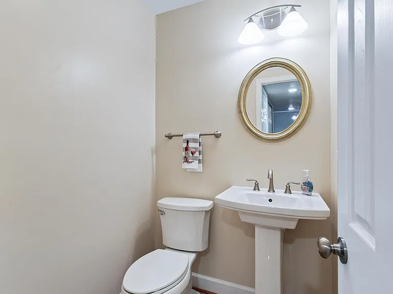 first floor powder room