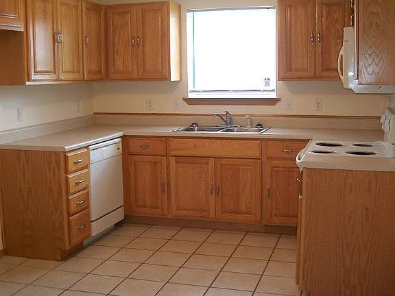 Kitchen with Dishwasher and Tile Floor
