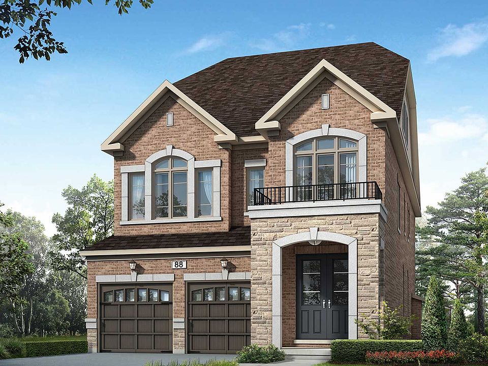 Exterior Peridot Style C at Woodhaven in Aurora, Ontario.