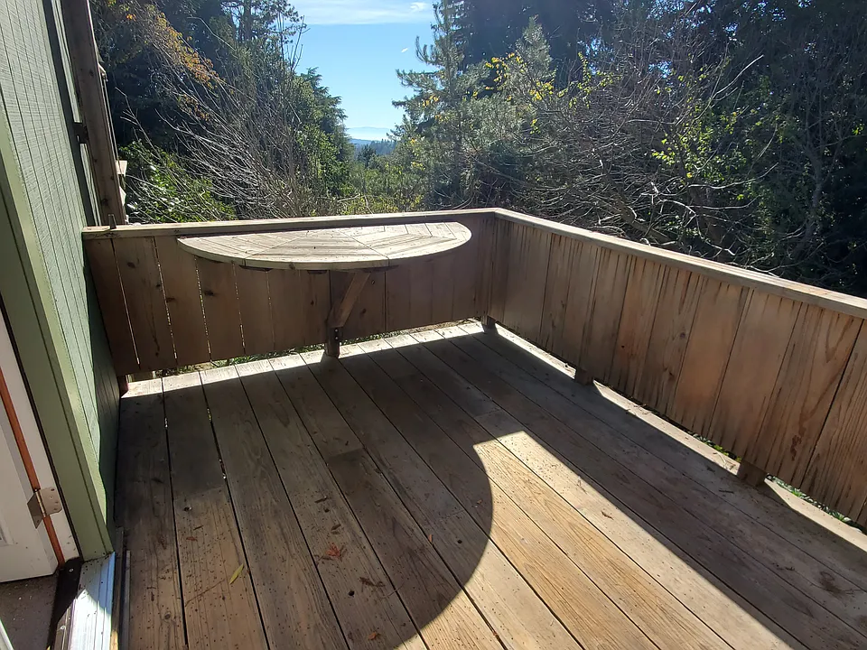 Deck off of Living Room.