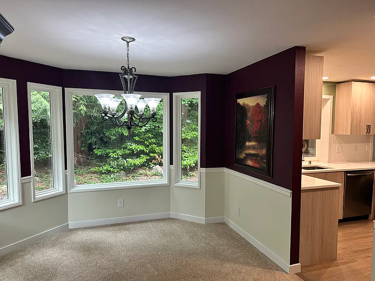 Dining room entrance to kitchen