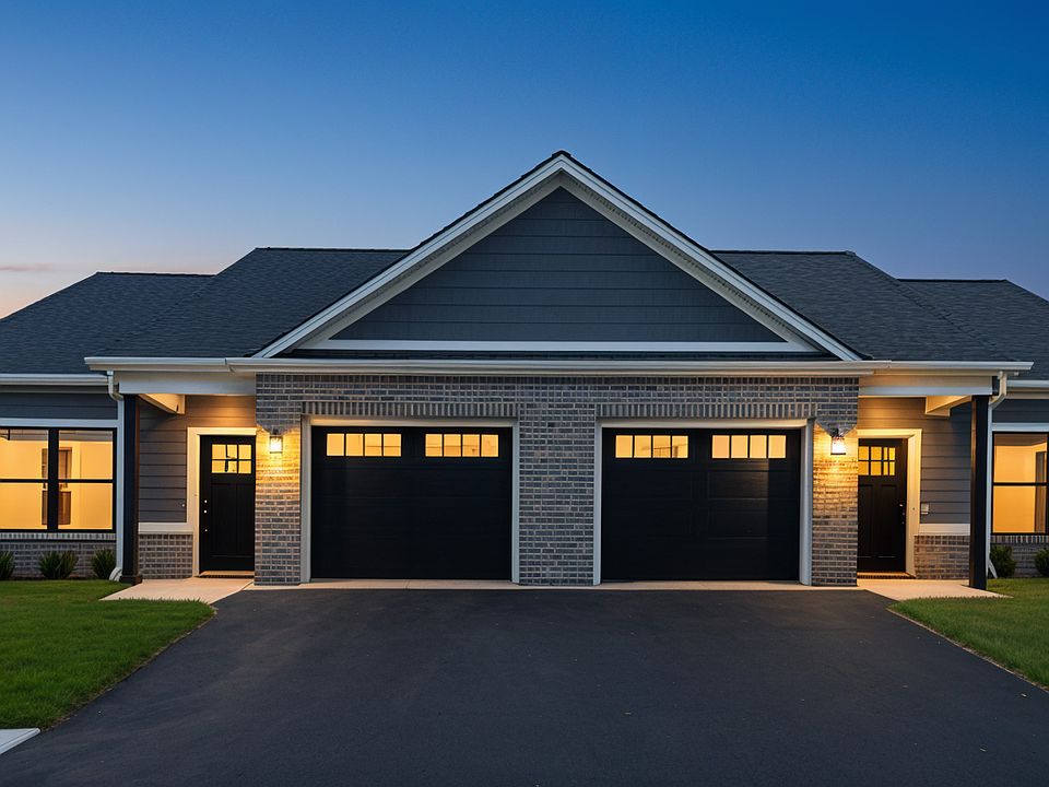 Single-level homes with private attached garages, no stacked units