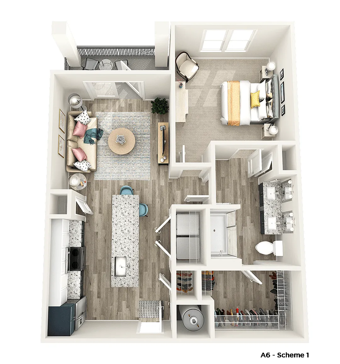 Floor plan A6