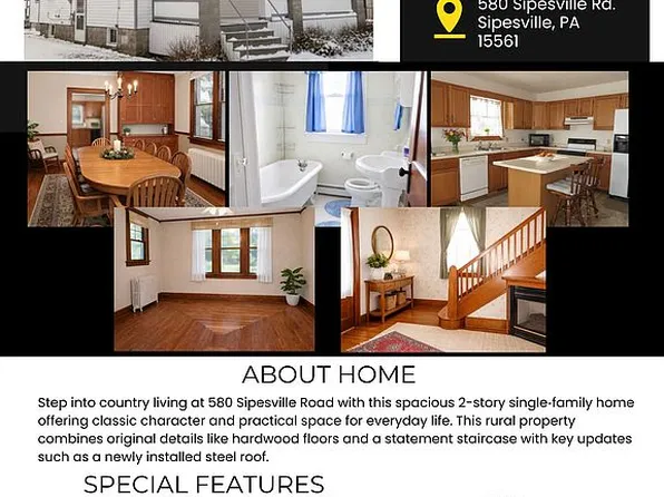 580 Sipesville Rd, Sipesville, PA 15561