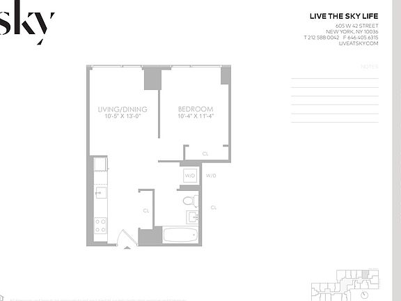 2nd image of 605 W 42nd St APT 37E