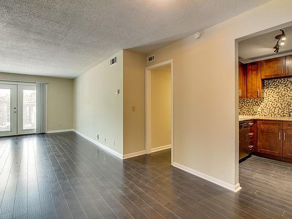 Hardwood floors throughout and private balcony.