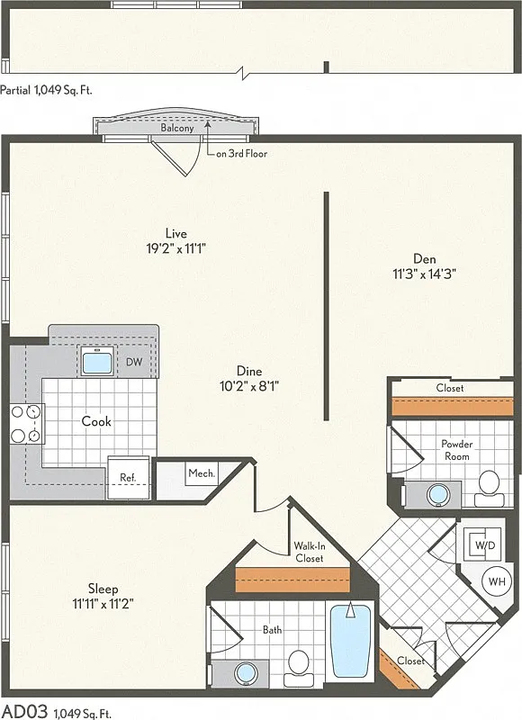 Floor plan AD03