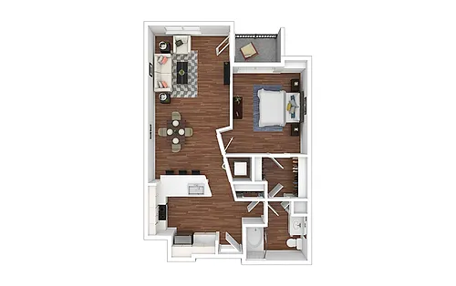 Floor plan Crimson - Renovated