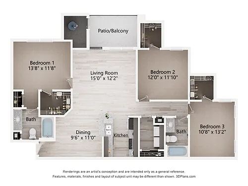 Floor plan The Carolina