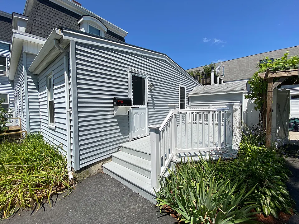 Private deck for this unit. Entry door into unit.