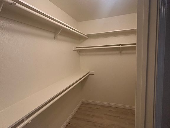 Walk in closet of the master suite