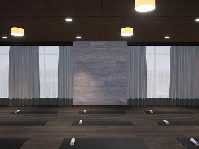 Dedicated yoga studio