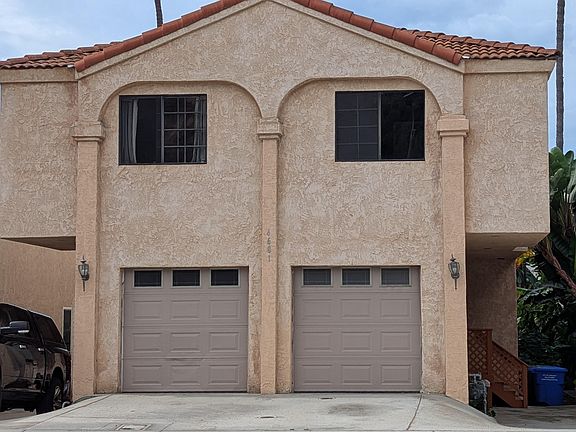 Frontage on Park Drive: Garage, and 2 parking areas, one in front of garage and one on driveway to entry
