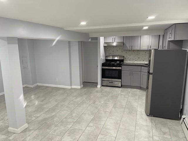 Living room / kitchen open concept.