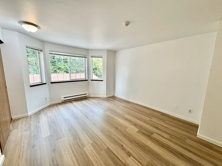 Front bedroom with deep wall closet