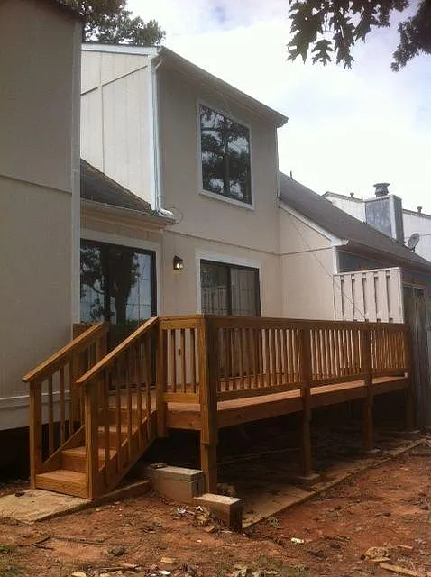 Back deck yard - 1160 Ridgecrest Ln SE